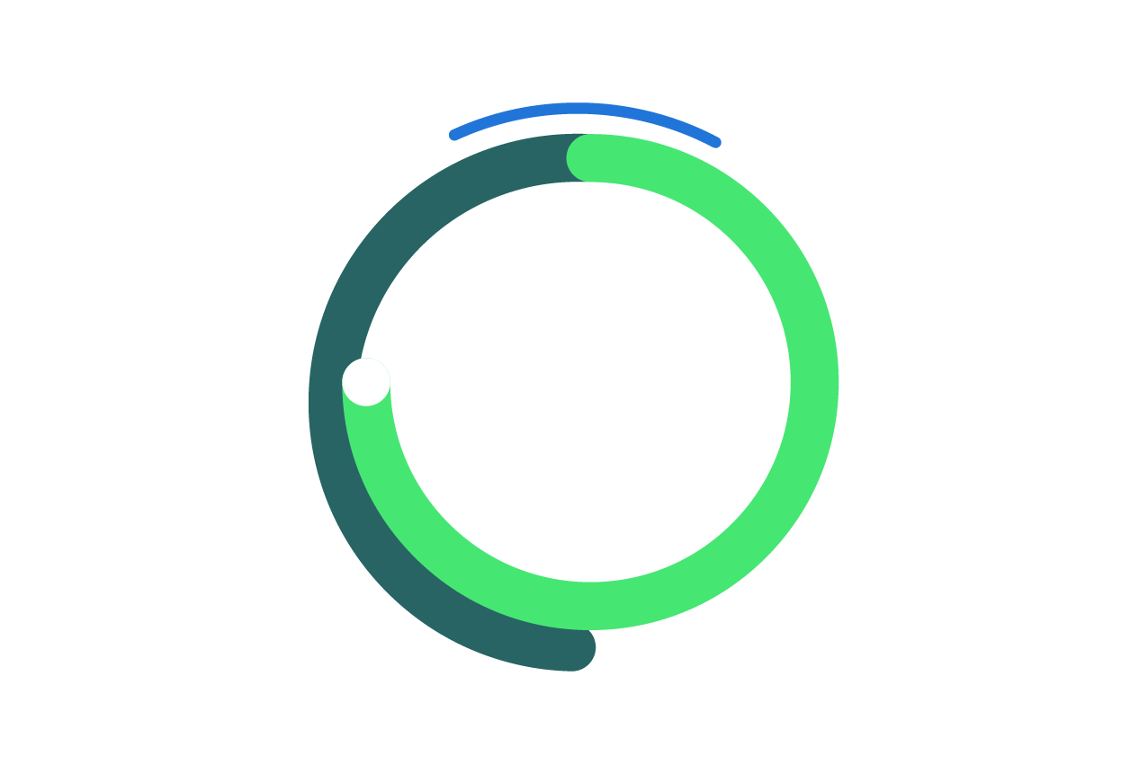 Circular operational illustration